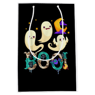 Boo! Halloween Niedlich Ghost Spooky Halloween Gho Mittlere Geschenktüte