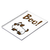 Boo Halloween Notizblock (Linke Seite)