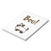 Boo Halloween Notizblock (Rotiert)