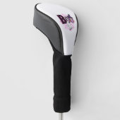 Boo Halloween Oktober Rosa Golf Headcover (angewinkelt)