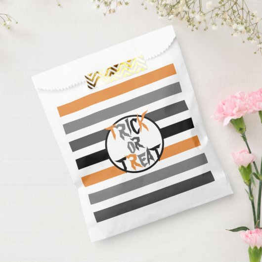 Boo Halloween Orange Black Trick or Tree Geschenktütchen (Versiegelt)
