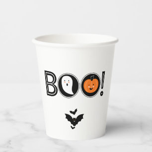 Boo! Halloween Paper Cup Pappbecher