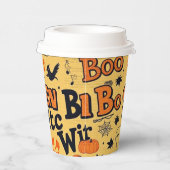 Boo Halloween Paper Pappbecher (Rechts)
