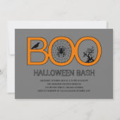 Boo! Halloween-Party-Einladung Einladung (Vorderseite)
