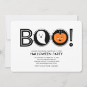 Boo! Halloween-Party-Einladung Einladung (Vorderseite)