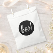 Boo Halloween-Party. Minimalistisch Kids Candy & L Geschenktütchen (Ausgeschnitten)