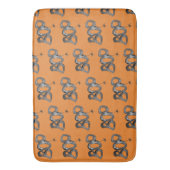 BOO! Halloween Pattern Badematte (Vorderseite Vertikal)