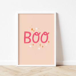 Boo Halloween Poster