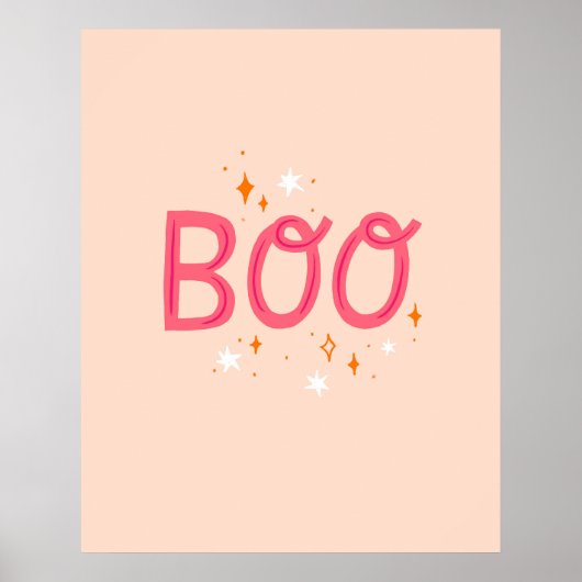 Boo Halloween Poster (Vorne)