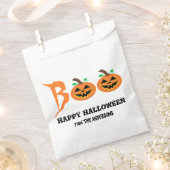 BOO! Halloween Pumpkin Favor Bags Geschenktütchen (Ausgeschnitten)