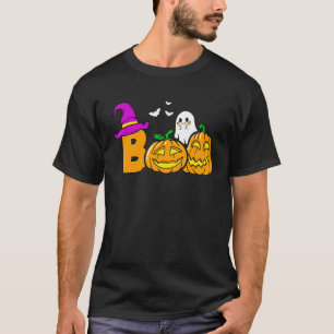 Boo Halloween Pumpkin Karneval Halloween-Party 3 T-Shirt