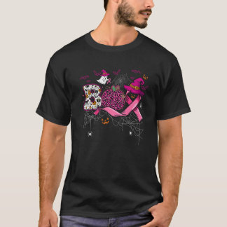 Boo Halloween Pumpkin rosa Band Rotzunge Brustknac T-Shirt