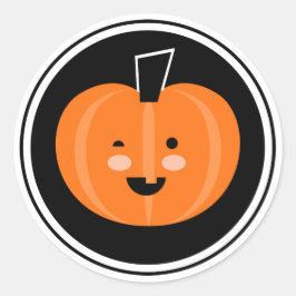 Boo! Halloween Pumpkin Sticker