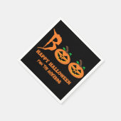 BOO! Halloween Pumpkins Napkins Serviette (Ecke)