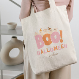 Boo Halloween Retro Candy Tragetasche