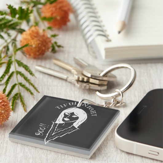 Boo !! Halloween Schlüsselanhänger (Vorderseite rechts)