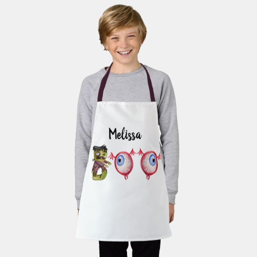 BOO! Halloween-Schürze Schürze (Getragen)