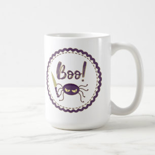 Boo! Halloween Spinnmesser Hand Kaffeemaschine Tas Kaffeetasse