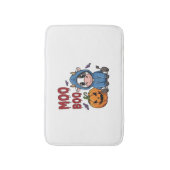 Boo Halloween Spooky Ghost Cow Badematte (Vorderseite Vertikal)