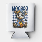 Boo Halloween Spooky Highland Cow Dosenkühler (Vorderseite)