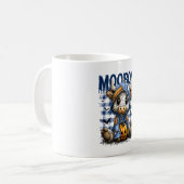 Boo Halloween Spooky Highland Cow Kaffeetasse (Vorderseite Links)
