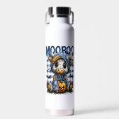 Boo Halloween Spooky Highland Cow Trinkflasche (Vorne)