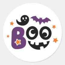 Boo Halloween Sticker