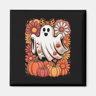 Boo Halloween Süßer Geist Mädchenhaft Kokett Bogen Magnet