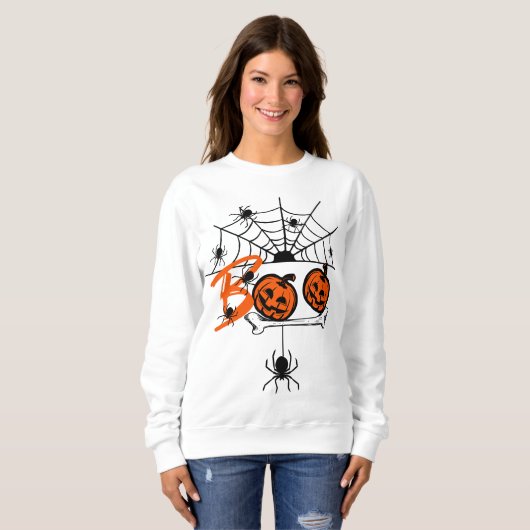BOO Halloween Sweatshirt (Vorne ganz)
