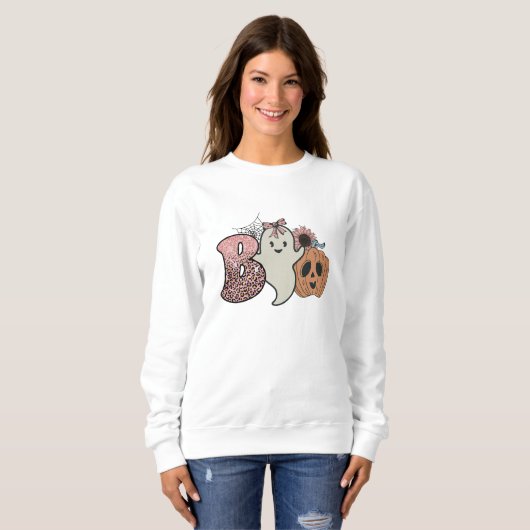 Boo Halloween Sweatshirt (Vorne ganz)