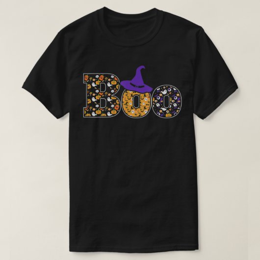 Boo Halloween T-Shirt (Design vorne)