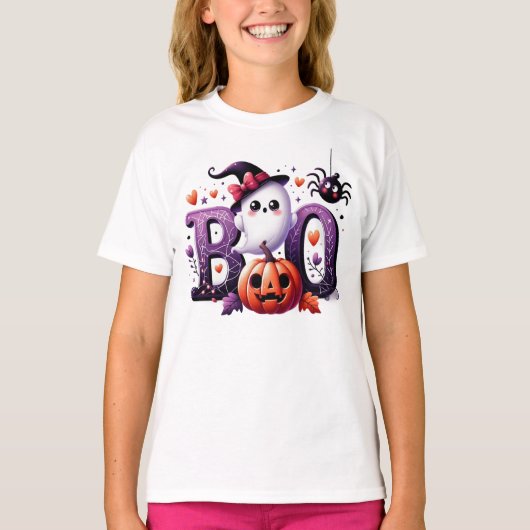 Boo Halloween T - Shirt (Vorderseite)