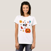 Boo Halloween T-Shirt (Vorne ganz)