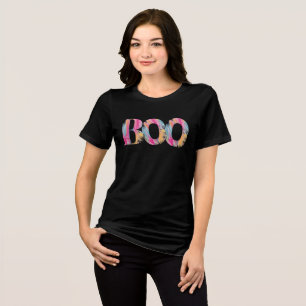 Boo! Halloween T - Shirt Spooky Ghosted Grüße