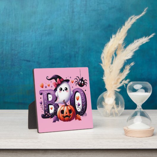 Boo Halloween Tabletop-Zeichen Fotoplatte (InSitu)
