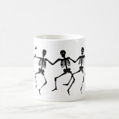 BOO! Halloween-Tanzskelette Kaffeetasse (Mittel)