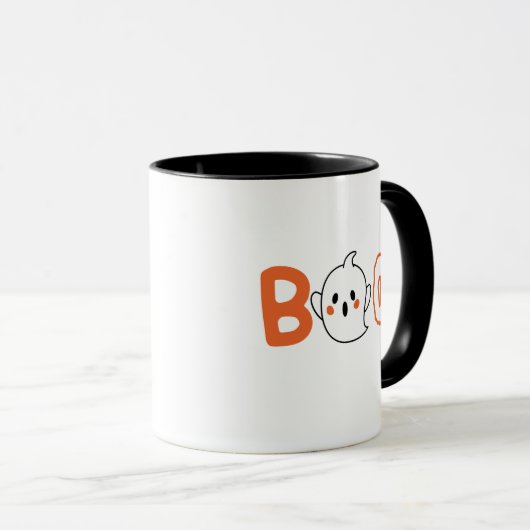 BOO! Halloween Tasse (VorderseiteRechts)