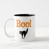 Boo! Halloween-Tasse Zweifarbige Tasse (Links)