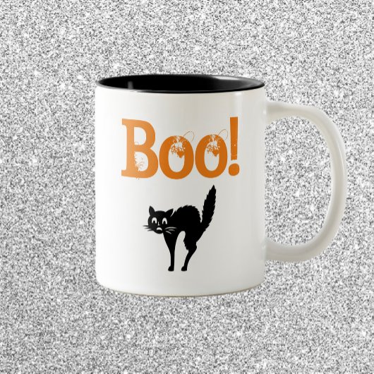 Boo! Halloween-Tasse Zweifarbige Tasse