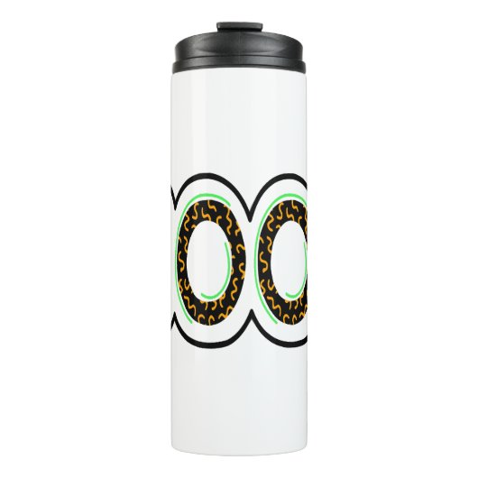 BOO Halloween Thermosbecher (Vorderseite)