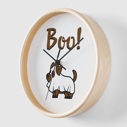 Boo Halloween Uhr (Winkel)
