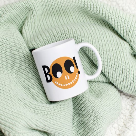Boo Halloween Zweifarbige Tasse