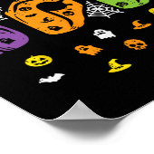 Boo Hands American Sign Language Pride ASL Hallowe Poster (Ecke)