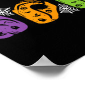 Boo Hands American Sign Language Pride Asl Hallowe Poster (Ecke)