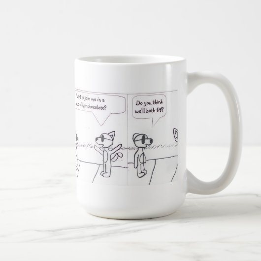 Boo Happens Comic Strip Tasse (Rechts)