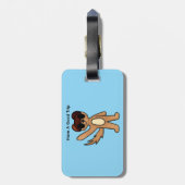 Boo Happens Luggage tag Gepäckanhänger (Rückseite vertikal)