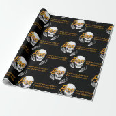 Boo Happy Halloween Funny Skull Party Geschenkpapier (Ungerollt)