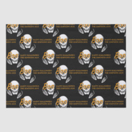 Boo Happy Halloween Funny Skull Party Seidenpapier