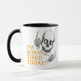 Boo Happy Halloween Funny Skull Witze Tasse