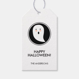 Boo! Happy Halloween-Geschenk-Tag Geschenkanhänger